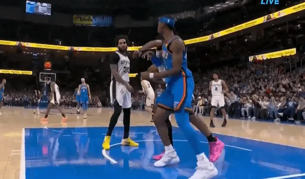 开云官方网站-亚历山大和卡斯尔篮下卡位互相推搡，随后两人都被吹罚技犯